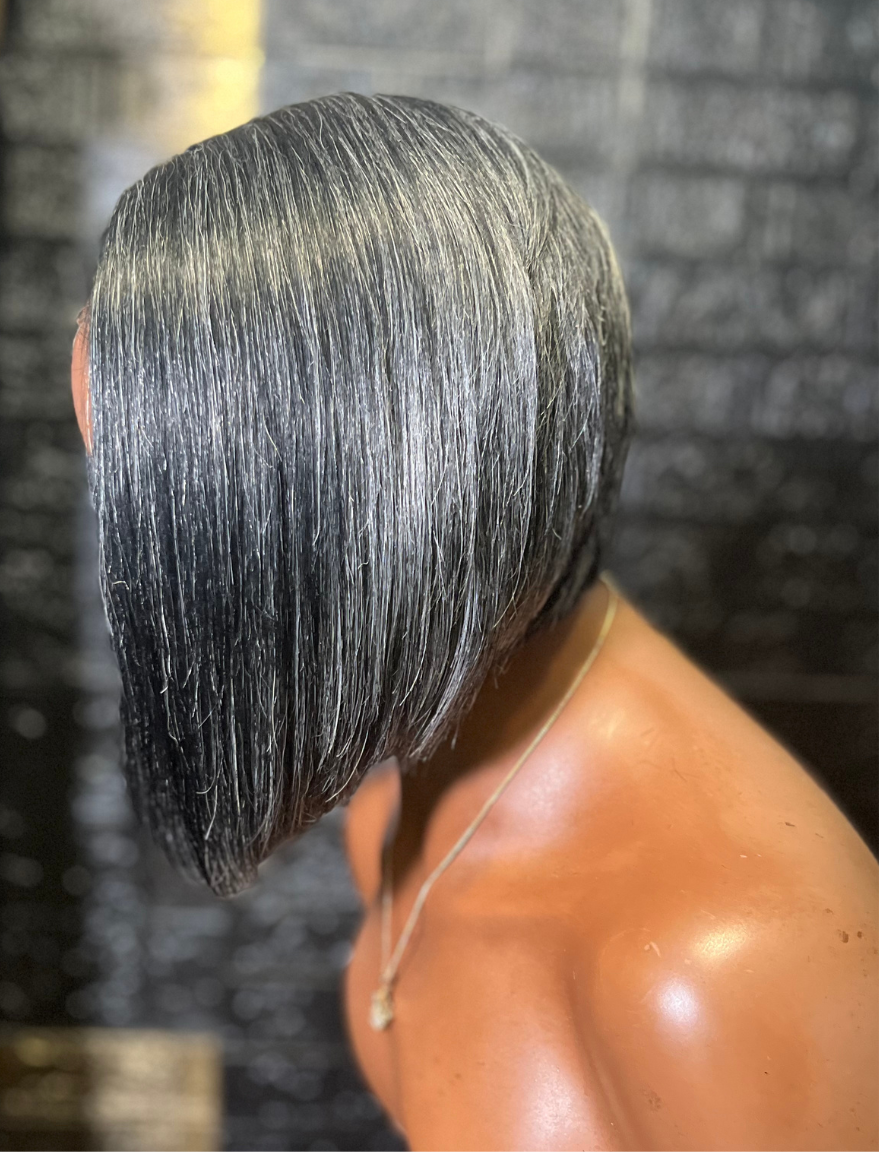 ARTEMISIA | Silver Fox Razored Back Bob