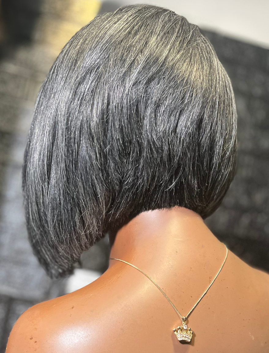 ARTEMISIA | Silver Fox Razored Back Bob